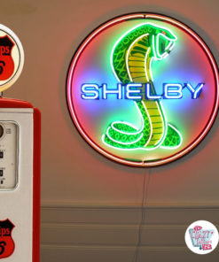 Neon Shelby Cobra XL-skilt