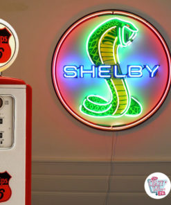 Neon Shelby Cobra XL Sign