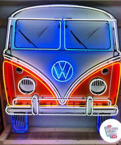 Neon VW Bully T1 sign on