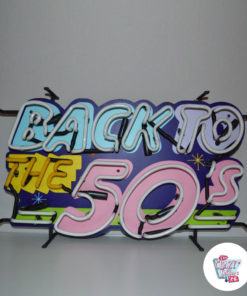 Neon Back To 50's poster off