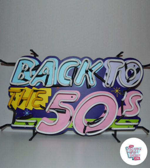 Neon Back To 50's poster off