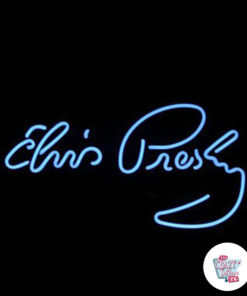 Poster di Elvis al neon