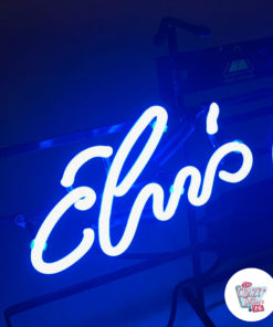 Poster sinistro di Elvis al neon