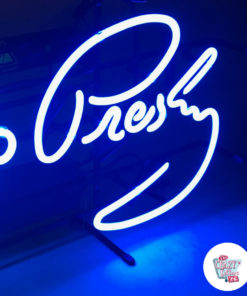 Neon Elvis rigth plakat