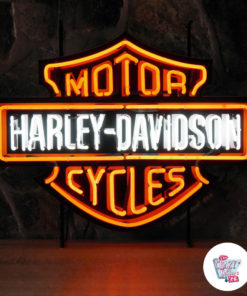 Neon Harley Davidson sul segno