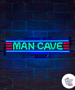 Neon Man Cave Poster