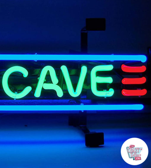 Neon Man Cave höger affisch