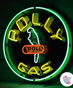 Neon PollyGas left poster