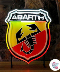 Cartel Neon Abarth