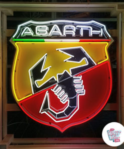 Неоновая вывеска Abarth XL