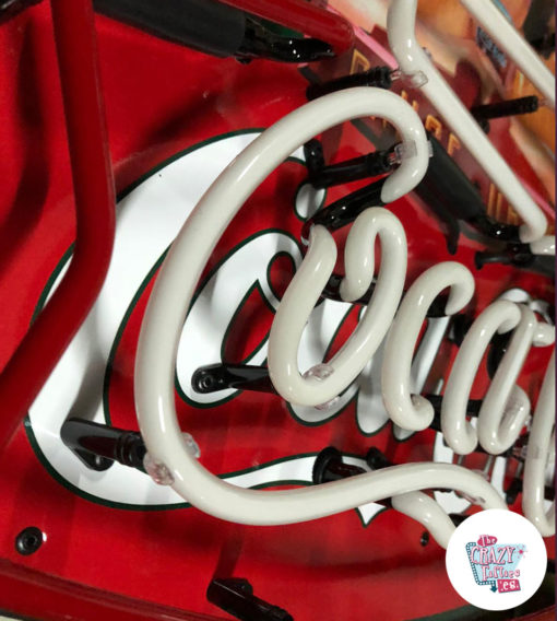 Poster Neon Coca-Cola Pause Drink Fishtail