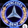 Pôster Neon Mercedes Benz XL