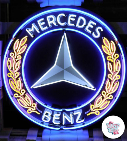 Cartel Neon Mercedes Benz XL