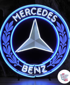 Neon Mercedes Benz Zeichen