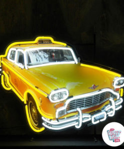 Cartel Neon New York Taxi ON