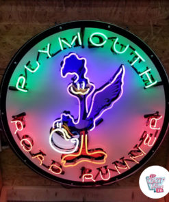 Neon Plymouth Road Runner xl sign