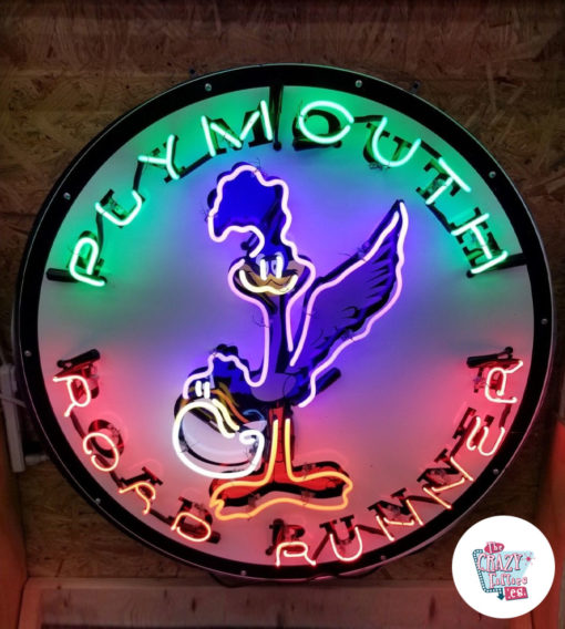 Neon Plymouth Road Runner xl sign