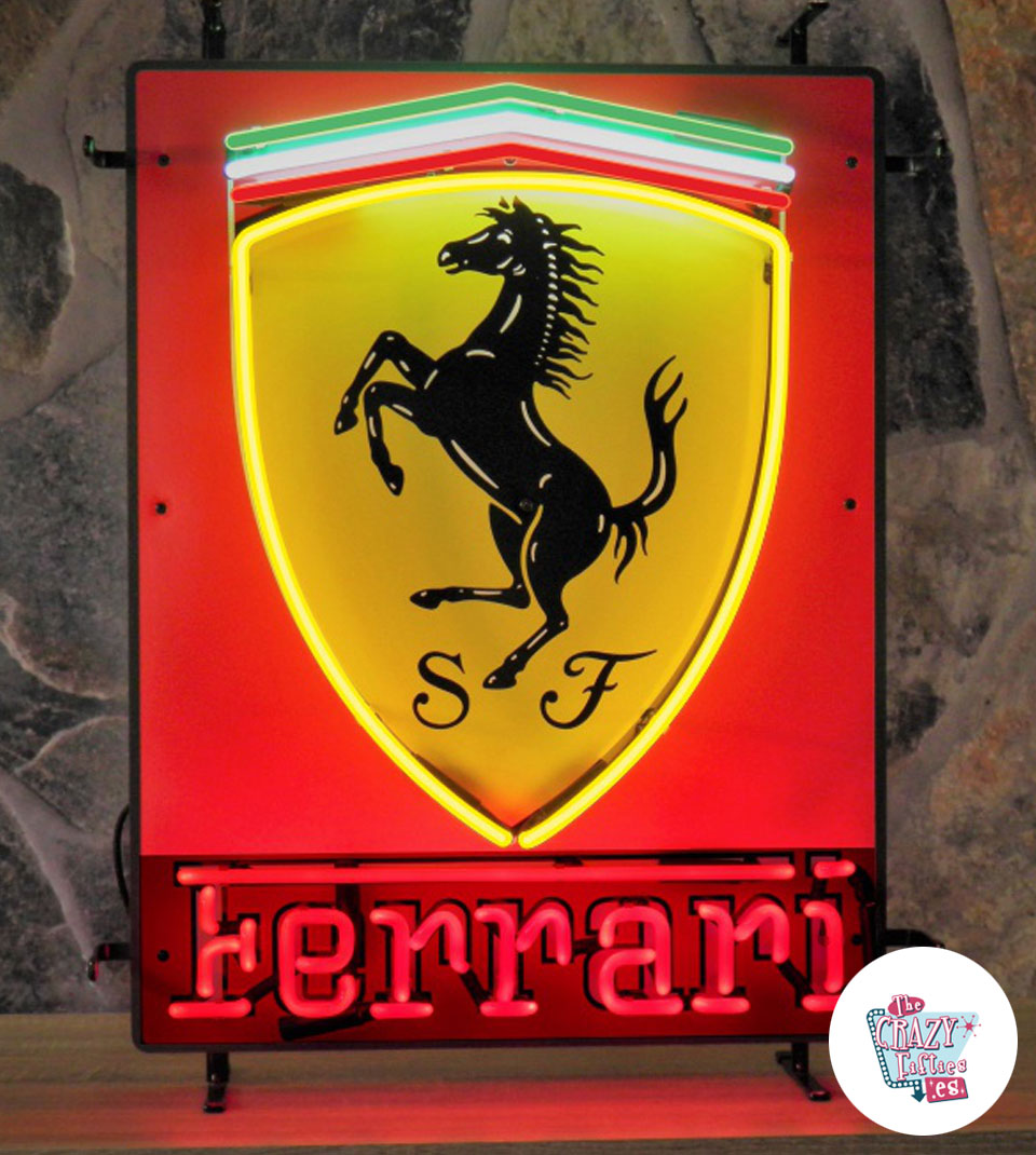 Poster Neon Scuderia Ferrari da € 380 »Thecrazyfifties.es