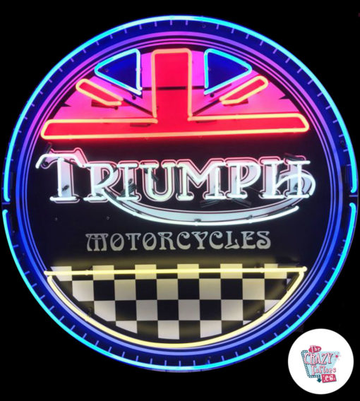 Segno al neon Triumph ON