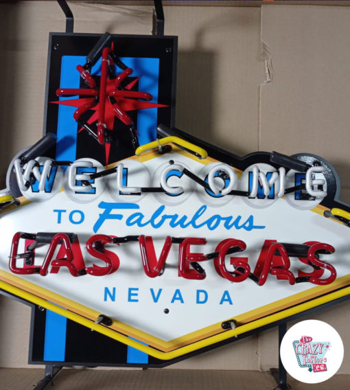 Neon Welcome to Las Vegas off sign