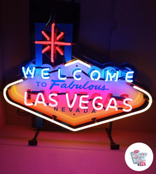 Neon Velkommen til Las Vegas Sign