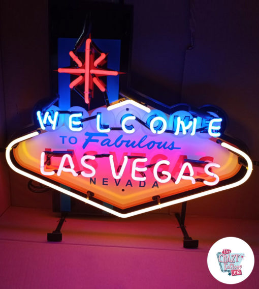 Neon Välkommen till Las Vegas Sign