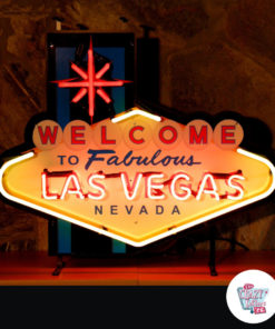 Cartel Neon Welcome to Las Vegas Basico