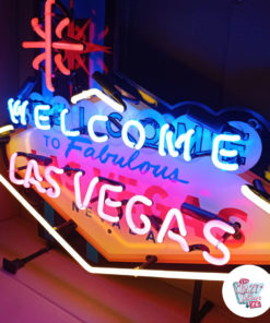 Neon Welcome to Las Vegas sign right