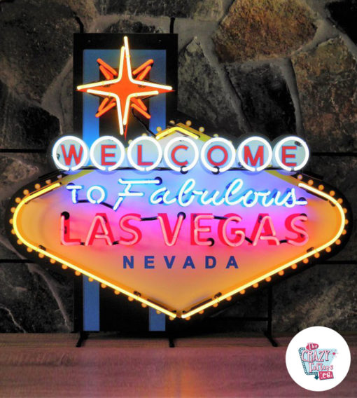 Neon Velkommen til Las Vegas XL Sign