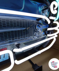 Placa lateral dianteira de néon do Buick