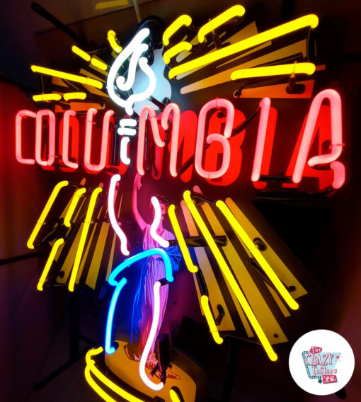 Poster Neon Columbia Bilder