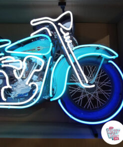 Insegna al neon del motociclo di Harley Davidson