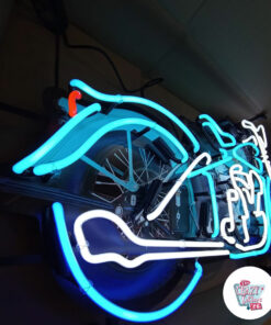 Insegna al neon del motociclo di Harley Davidson