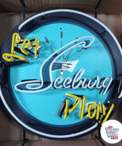 Poster Neon Let Seeburg play Jukebox off