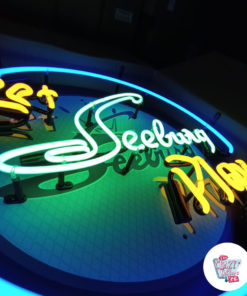 Poster Neon Let Seeburg play Jukebox on