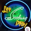 Neon Lass Seeburg das Jukebox-Poster spielen