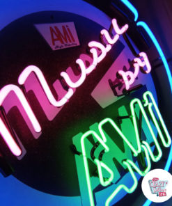 Neon musik af AMI Jukebox Poster