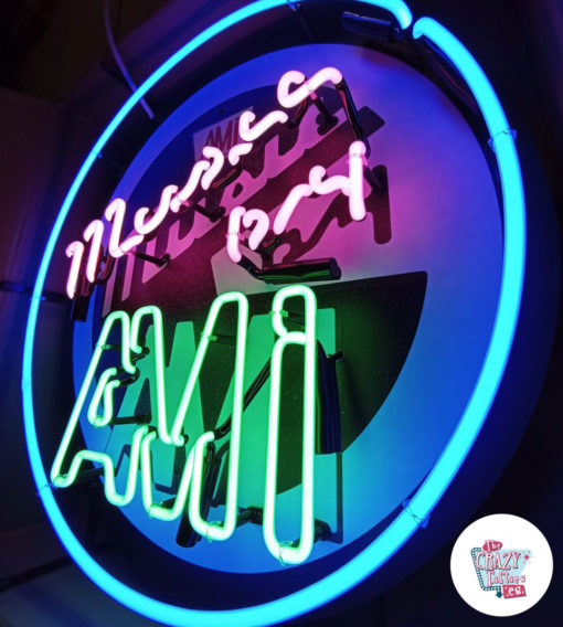 Neon Music by AMI Jukebox Poster
