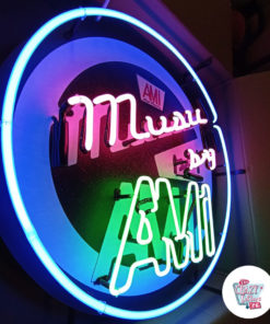 Neon Music av AMI Jukebox Poster