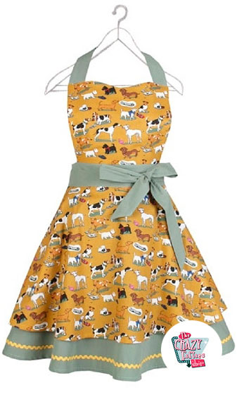 Vintage Puppy Margery Apron