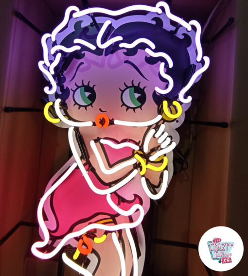 Neon Betty Boop Sign On Top