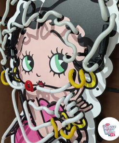 Neon Betty Boop off up poster