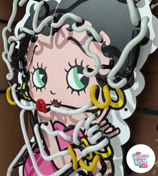 Neon Betty Boop off up poster