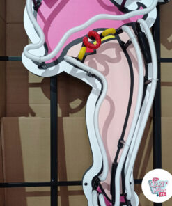 Neon Betty Boop Poster von den Füßen