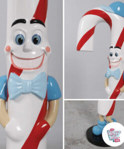 Boy Candy Cane Decoration Figure