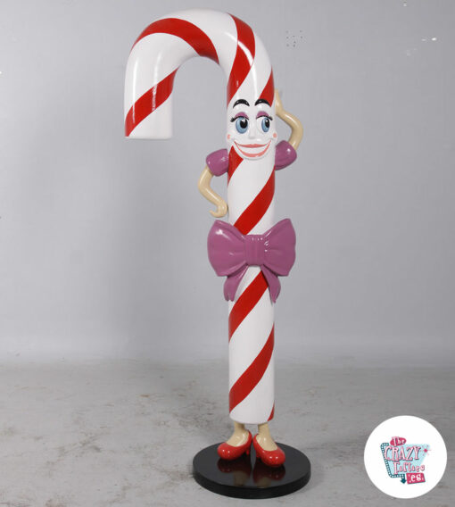 Figure Decoration Candy Cane mum