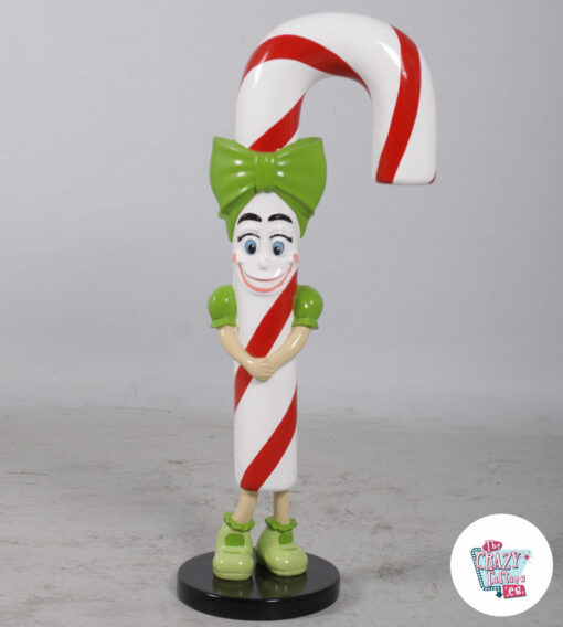 Figura Decoracion Baston Caramelo girl