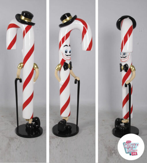 Potet Candy Cane dekorasjonsfigur