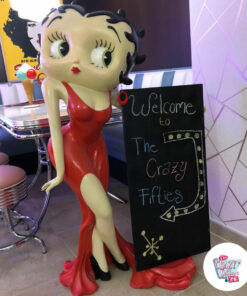 Figura Decoracion Betty Boop Menu entera