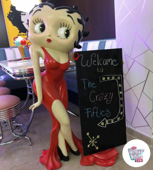 Figurdekoration Betty Boop Hele menuen